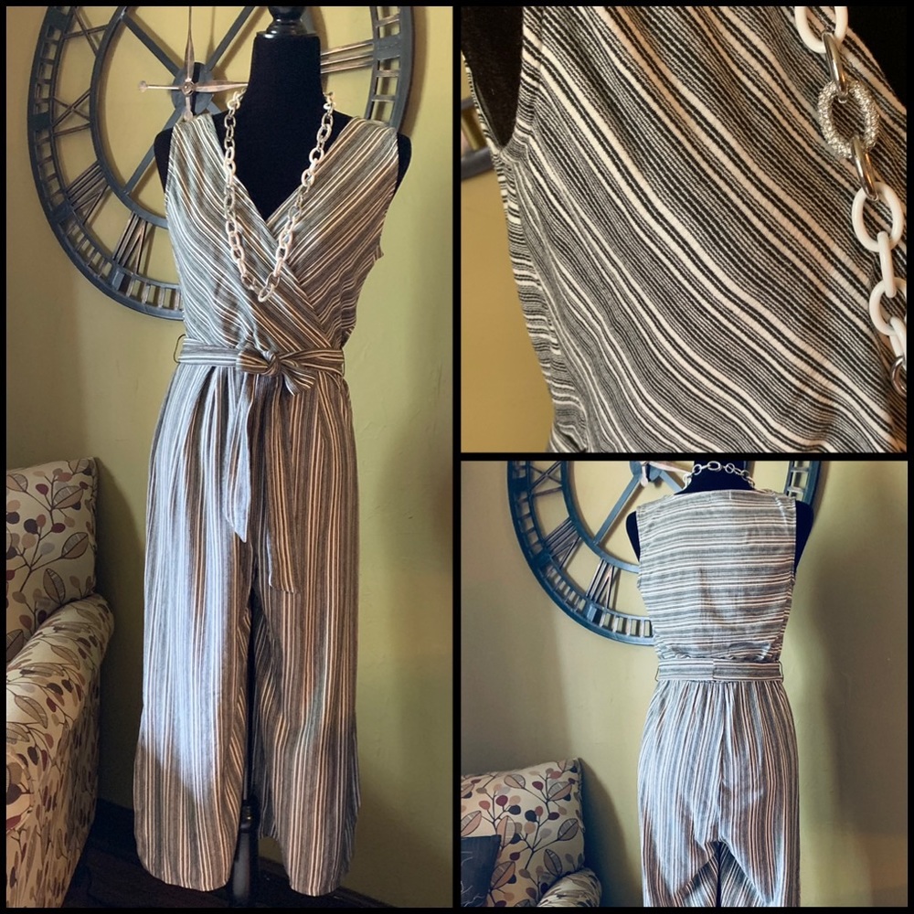 Striped Jumpsuit